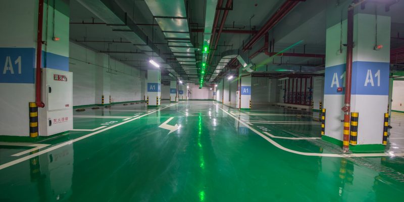 Underground parking lot