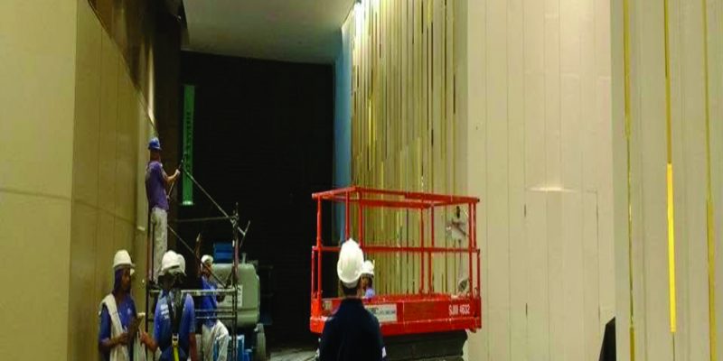 pintura de shopping